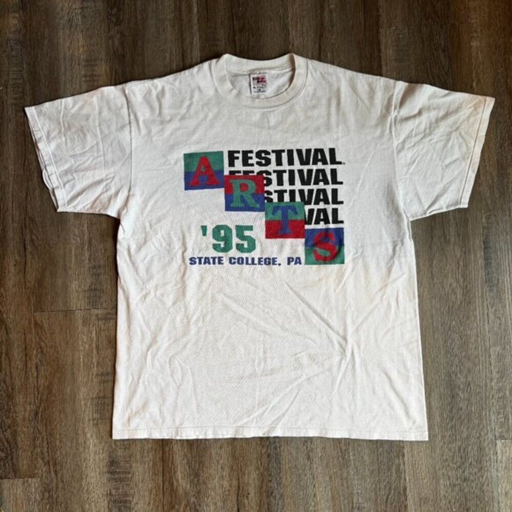 Vintage 90s Pennsylvania Arts Festival '95 T-Shirt - size XLarge